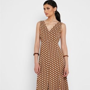 Mango polka dot dress